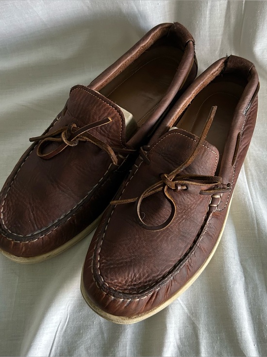 Cole Haan Other - Men’s COLE HAAN Brown Leather Loafers Boat Shoes Moccasin-Style Size 11